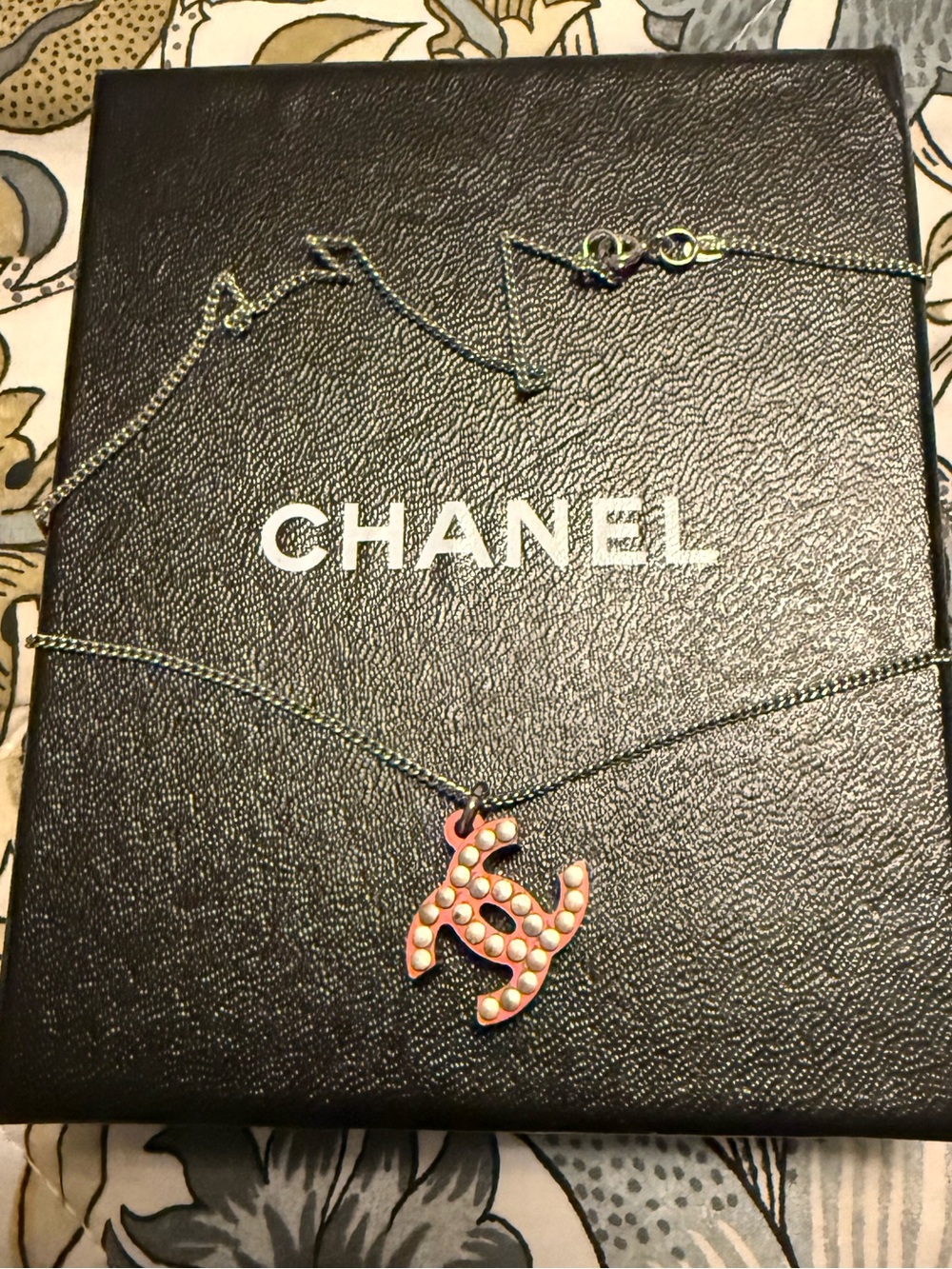 Chanel Pink Pearl CC Logo Pendant Necklace - Elegant Women’s Jewelry